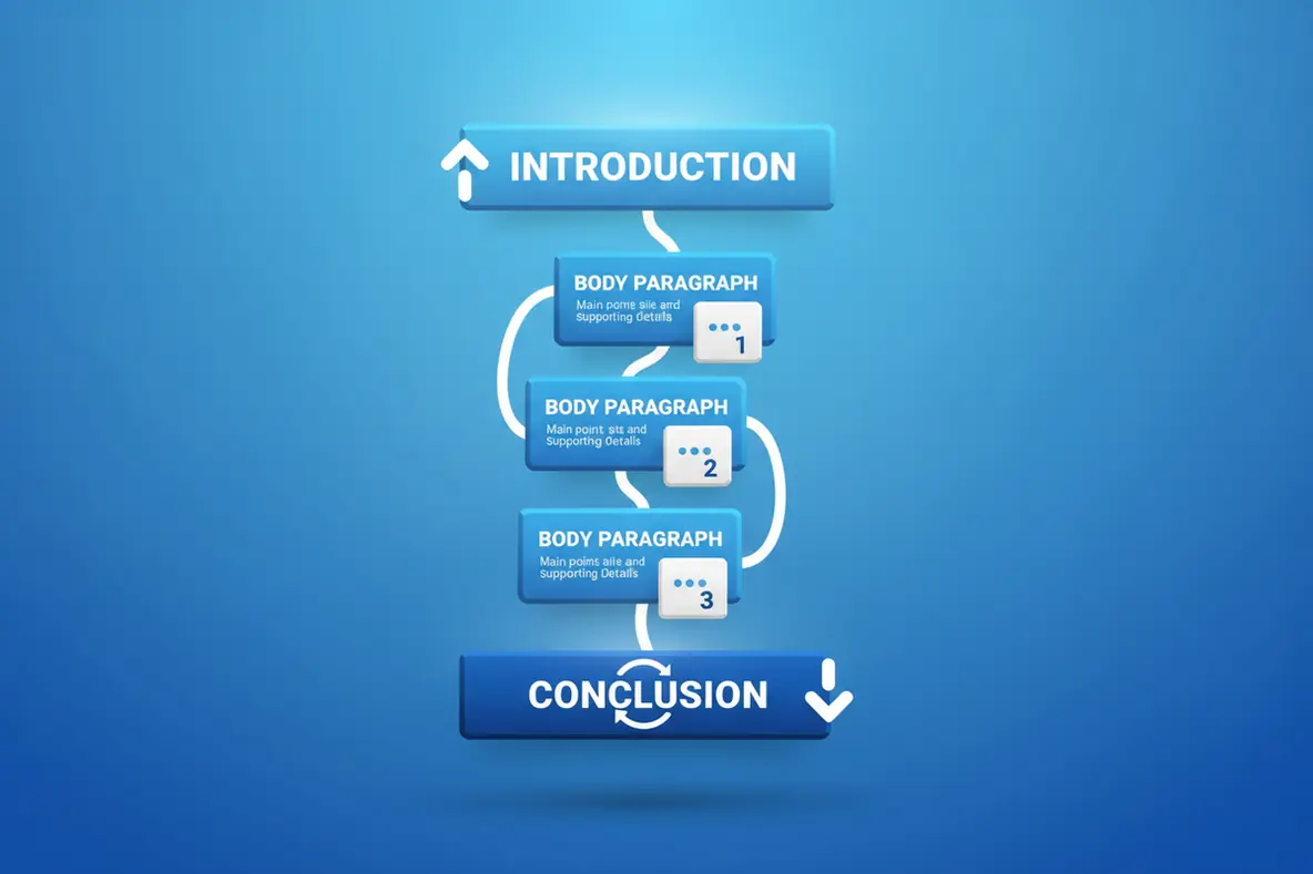 Essay generator producing a structured outline with thesis and organized arguments